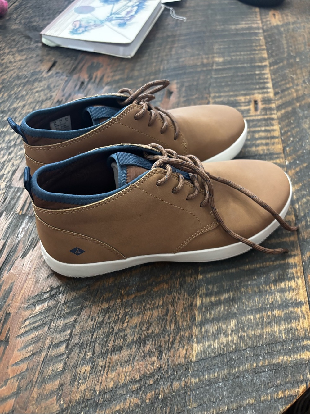 Sperry Boys chukka boots size 3 - Picture 3 of 7